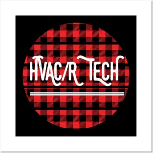 HVAC/R Tech Holiday Navidad Flannel Posters and Art